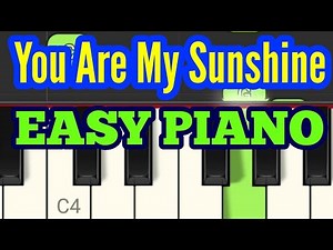 You Are My Sunshine: Piano tutorial Video Lecture | Piano Tutorials Course: Beginners to Advance - Class 6