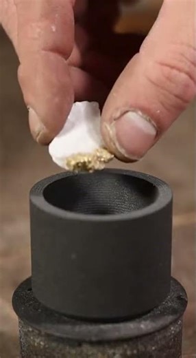 Real Gold Hidden Inside This Stone! #goldjewelry #goldsinaar #goldsmith