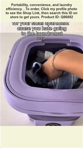Portable Mini Folding Washing Machine