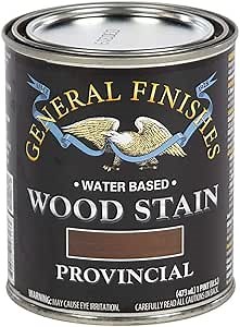 General Finishes Water Based Wood Stain, 1 Pint, Provincial - Amazon.com