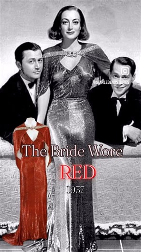 The Bride Wore Red ❤️💋✨ (1937) Joan Crawford dazzled in The Bride Wore Red (1937) wearing an Adrian masterpiece hand-beaded with nearly two million scarlet beads on silk crepe! A gown as bold as Crawford herself. ❤️ #JoanCrawford #OldHollywood #AdrianDesigns #hollywood #legend #vintage #oldhollywood #didyouknow #stars #classichollywood #starlegendstories #moviescenes #reelsinstagram #joancrawfordforever #1million #weddingbride #thebrideworered #1937 #brideoftheday #red #glamour #iconic #fashion