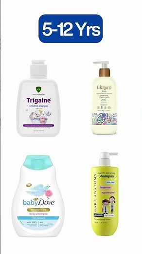 🧴 Shampoo Guide for Kids — All Age Groups 👶👧🧑#DrAvani #shorts #shortvideo #haircare #babycare #baby