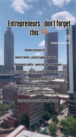 7 types of insurance every entrepreneur needs.