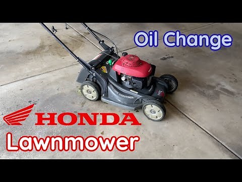 How To Change the Oil on a Honda Lawnmower - Easy Step by Step - HRX217 | DIY