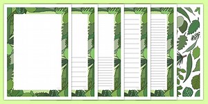 Rainforest Page Border Pack
