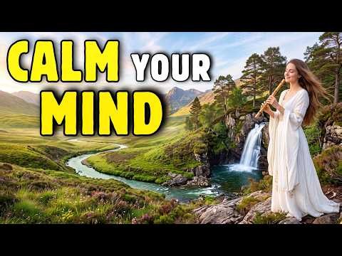 Deep Peace Awaits 🍃 Relaxing Bamboo Flute & Harp | Nature Healing Music