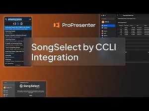 ProPresenter- SongSelect by CCLI Integration