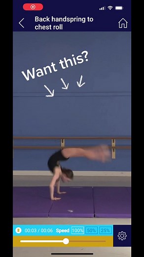 Back handspring chest roll is a fun skill!! Master these progressions first. #learnhow #acrobaticarts #dancetraining #fypシ #danceteacher #danceteachersontiktok #acrobaticartstiktok #acrobaticartscertified #acrobatics #foryoupage #backhandspring