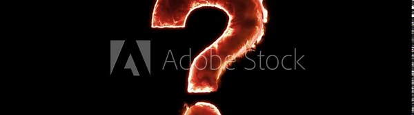 Question mark animation, Neon Glowing pop up question mark on Black Background, 4k question mark confused Overlay Chroma Key Loopable - 4K stock video. Concept of What When Where Why and how to, Alpha