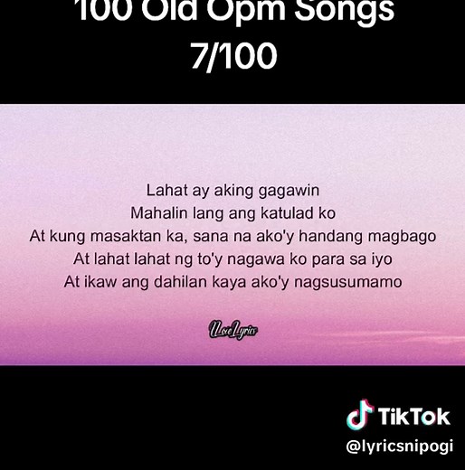 100 Old Opm Songs | Aking Pagmamahal by Republikan Music (Girl Version)#fulllyrics #fyp #trending #akingpagmamahal #republikan