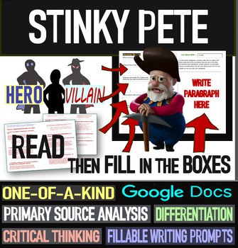 STINKY PETE: HERO or VILLAIN - Engaging Critical Thinking Activity