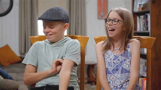 The kids describe their family in a heartfelt interview