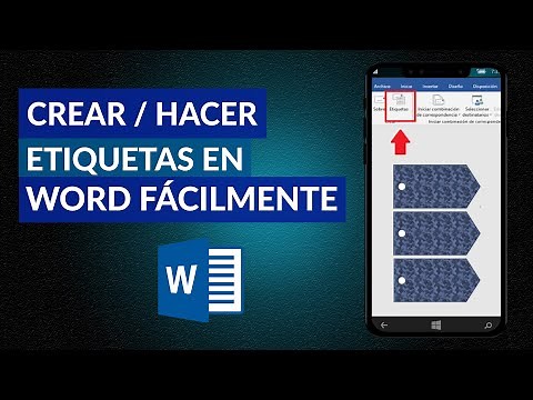 Cómo Crear o Hacer Etiquetas en Word Fácilmente