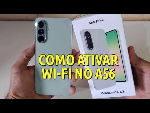 How to activate Wi-Fi on a Samsung A56 phone.