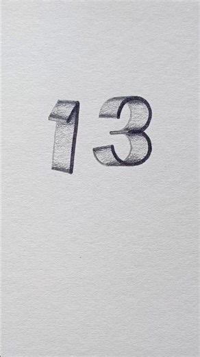 VERY EASY 3D NUMBERS - 3D ART