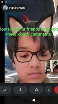How to troll friends in google meet.