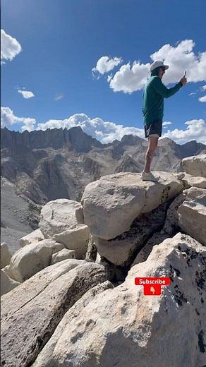 Amazing VIEW OF MT WHITNEY from the Candlelight Ridge #explore #mountains #mtwhitney #easternsierra