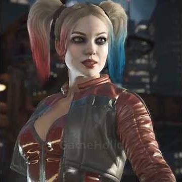 Joker VS Harley Quinn (Stage Transitions & All Super Moves) - Injustice 2