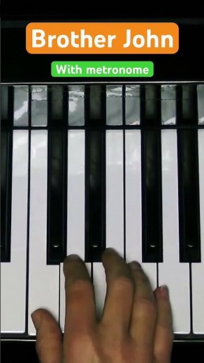 #slow #metronome #pianomargo #pianotutorial #music #pianolessons #brotherjohn #piano #tutorial