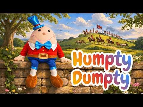 Humpty Dumpty | Funny Puppet Nursery Rhyme for Kids