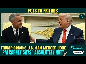 VIDEO: Trump and Carney’s Hilarious Moments From Latest Meeting,Carney Laughs at Trump’s Merger Joke