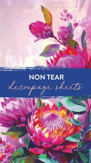 NEW! Tjhoko DeLuxe Decoupage Range