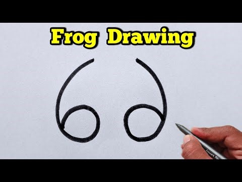 How to Draw a Frog Using Number 66 | Easy Trick for Beginners
