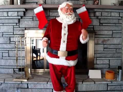 Santa Claus Singing Dancing Animated 5' Ebay # 290505104184