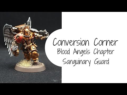 How to convert a Blood Angel Primaris Sanguinary Guard