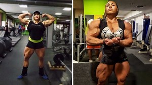 Nataliya Kuznetsova la mujer más musculosa del mundo que es comparada con 'Hulk'