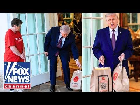 Trump’s McDonald’s order comes with cash surprise for ‘DoorDash Grandma’ outside White House