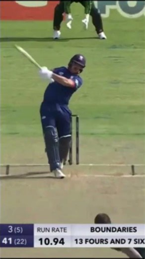 Lachlan Stackpole is 20yrs and loves hitting sixes