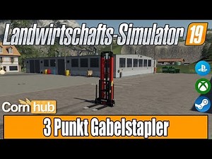 LS19 Modvorstellung - 3 Punkt Gabelstapler - LS19 Mods