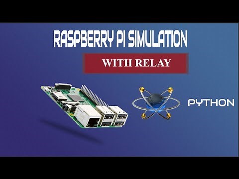 Raspberry pi simulation with relay in proteus using python