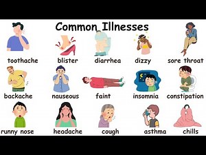 20 Common Diseases and Medical Conditions | English Vocabulary | Common Illnesses in English