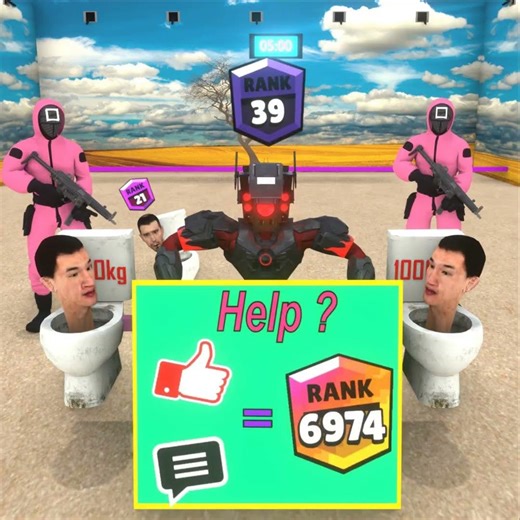 Skibidi VS Titan Speakerman #squidgame