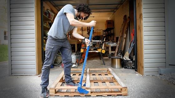 Turning a free pallet into my dream desk