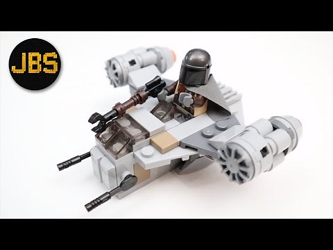 LEGO Mandalorian Razor Crest Microfighter - Review and Build - MOC by Ben's Brick Designs