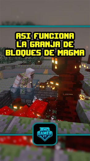 🔥 Magma block farm | #Minecraft #shorts #rhogameryt