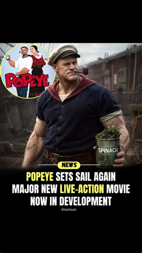 Deepak Mishra on Instagram: "🛳️💪 Popeye is officially heading back to the big screen, for real this time. A big-budget live-action Popeye movie is in development from Chernin Entertainment & King Features, with a screenwriter attached, following the sailor’s entry into the US public domain. But don’t be fooled by the internet: viral fan-made trailers casting stars like Tom Hardy or Jason Statham aren’t official 🎭❌, even as low-budget horror spin-offs like Popeye the Slayer Man popped up in 20