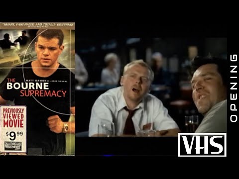Opening to The Bourne Supremacy (2004 VHS)