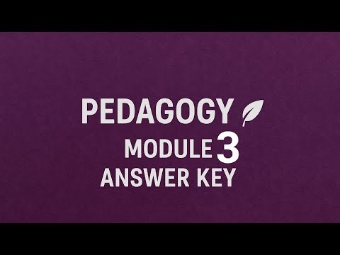 Pedagogy module 3 answer key 😎😁#elective #bams #top#new