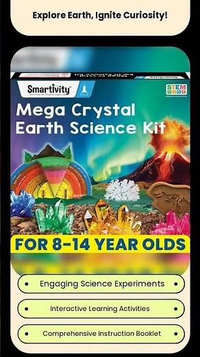 Mega Crystal Earth Science Kit Smartivity