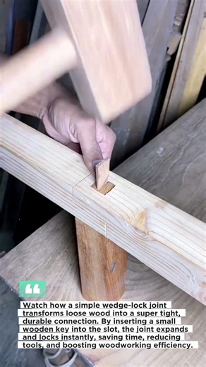 Wood Joint Trick Will Blow Your Mind! No Nails Needed