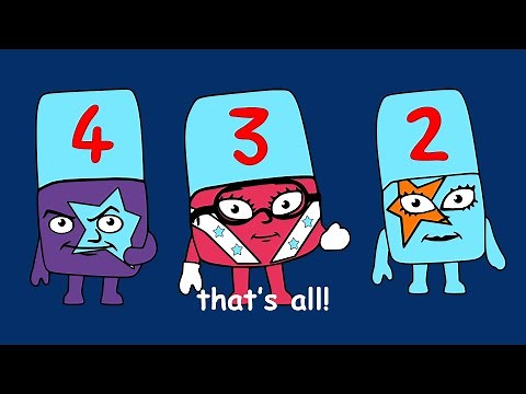 Reverse Counting Song: 50 to 1 with Number Blocks | Fun Backward Numbers Song for Kids