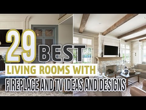 29 Best Living Room With Fireplace and TV Ideas and Designs