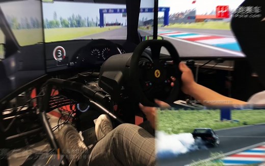 【侧窗看路！这才是三屏的理由！】神力科莎 北京锐思赛车场 GTR32漂移操作实录 | 上海嗨跑赛车电竞场