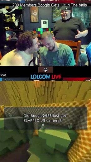 Did Boogie2988 just get SLAPPED off camera? 😳 #shorts