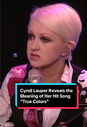 Cyndi Lauper Reveals the Meaning of Her Hit Song “True Colors” (2012) #cyndilauper #truecolors #sternshow #rockhall2025 @Cyndi Lauper