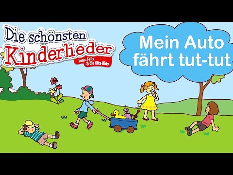 Mein Auto fährt tut-tut | Kinderlied mit Text zum mitsingen